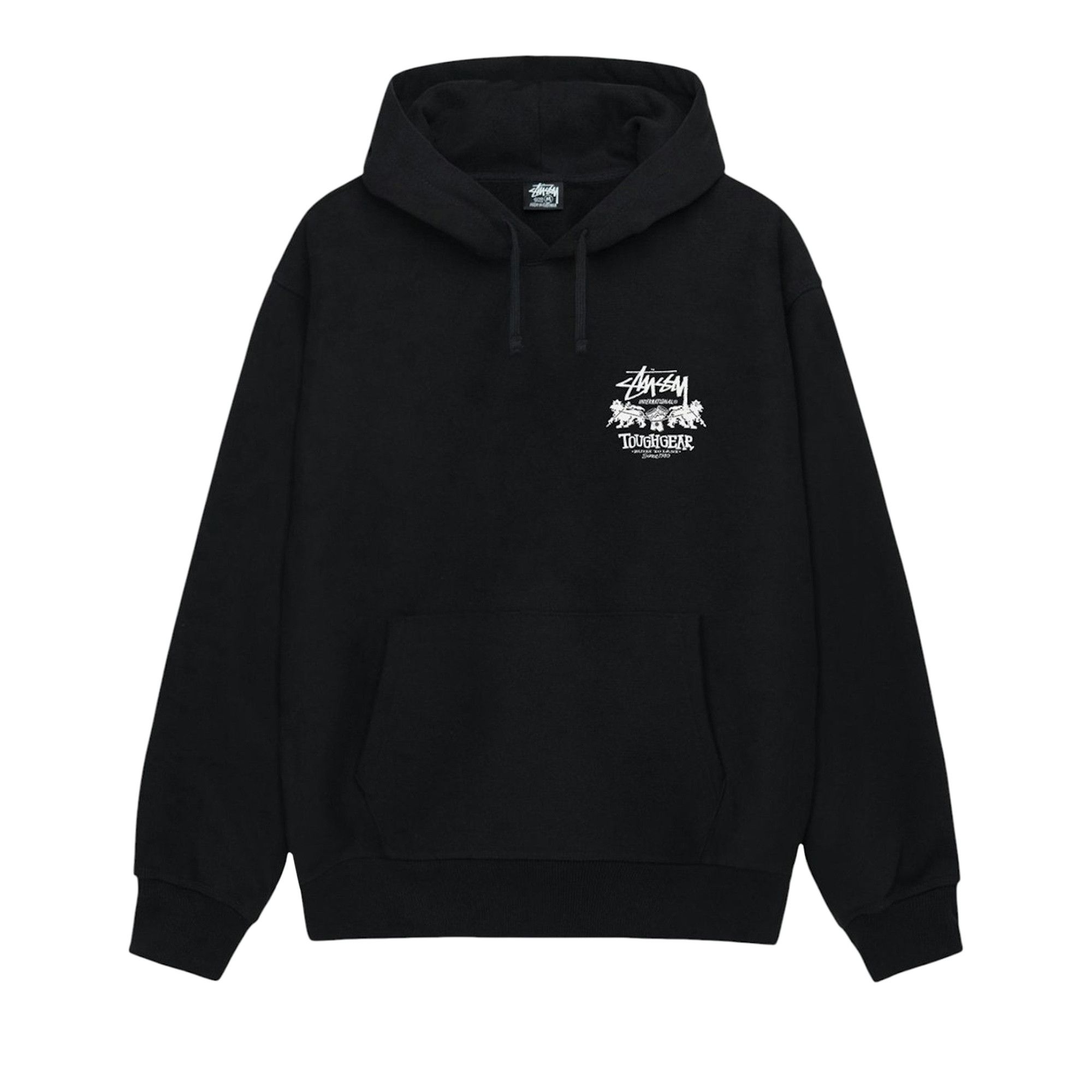 Buy Stussy Tough Gear International Hoodie 'Black' - 1925101 BLAC