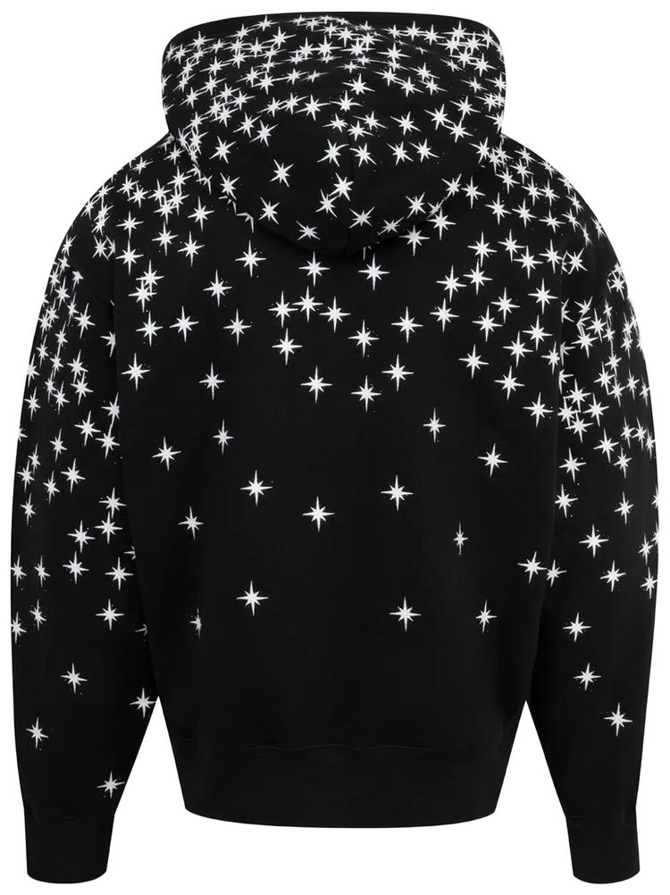 Amiri Starburst Crystal Hoodie Black