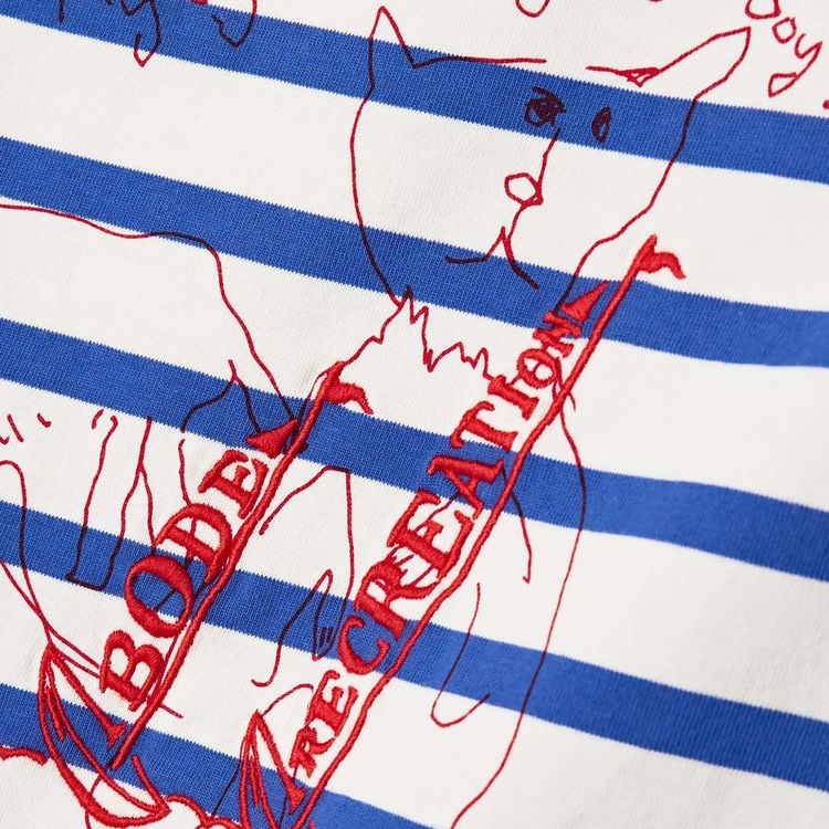 Bode Sails Margate Tee WhiteBlue