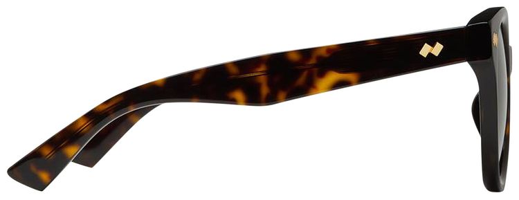 Bottega Veneta Dizzy Round Sunglasses Big HavanaHavanaBrown