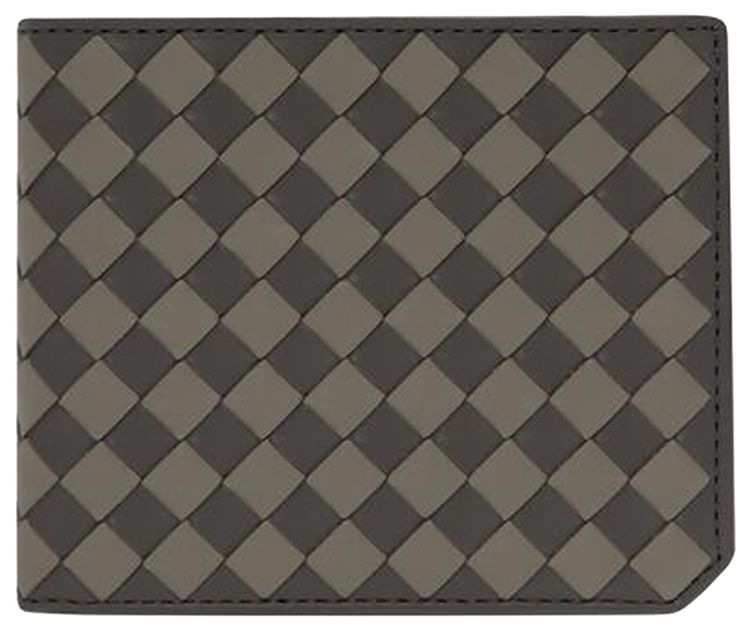 Bottega Veneta Intrecciato Piccolo Bi Fold Wallet LapilliDrizzle