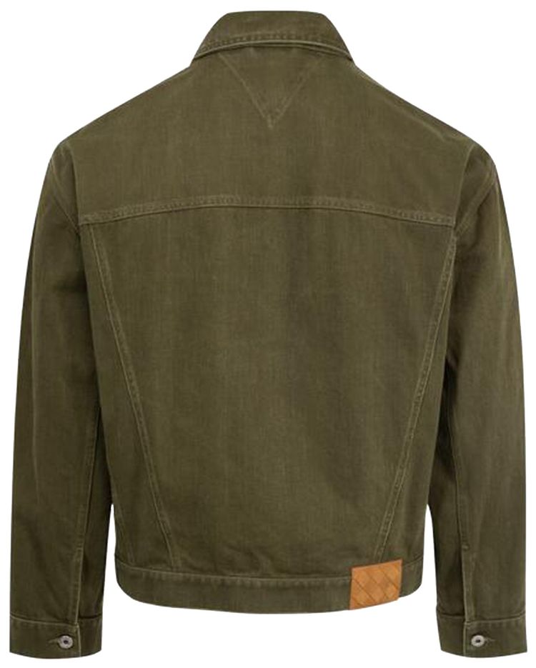 Bottega Veneta Colored Denim Jacket Caper Stone Washed
