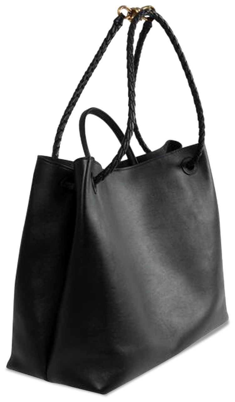 Bottega Veneta Large Andiamo Bag Black