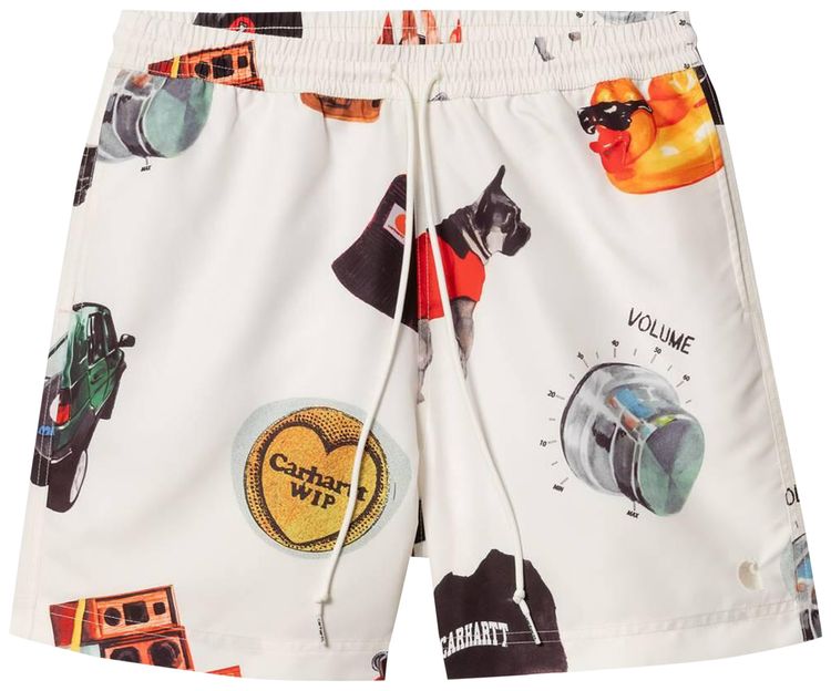 Carhartt WIP Slater Swim Trunks Jacob Roch PrintWax