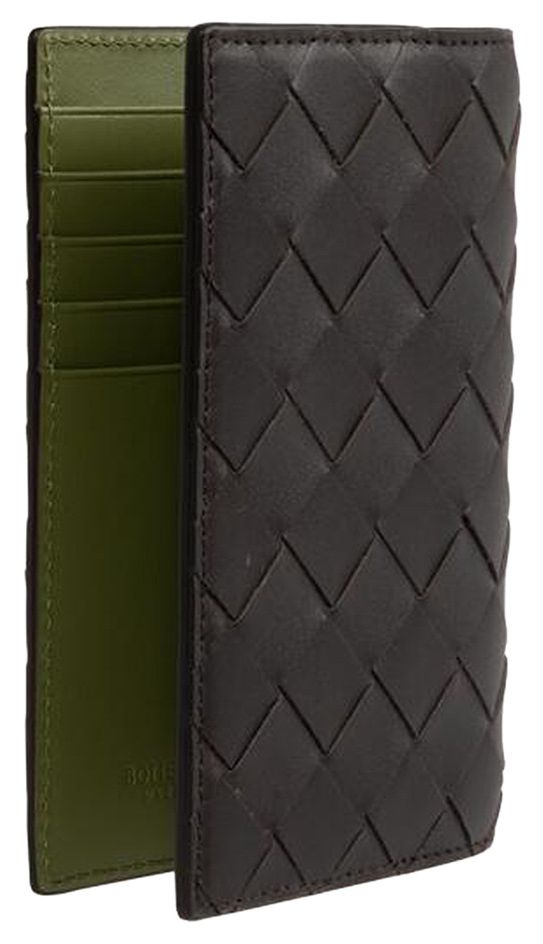 Bottega Veneta Intrecciato Passport Case FondantMatcha