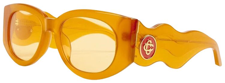 Casablanca Memphis Sunglasses OrangeYellow GoldSunset