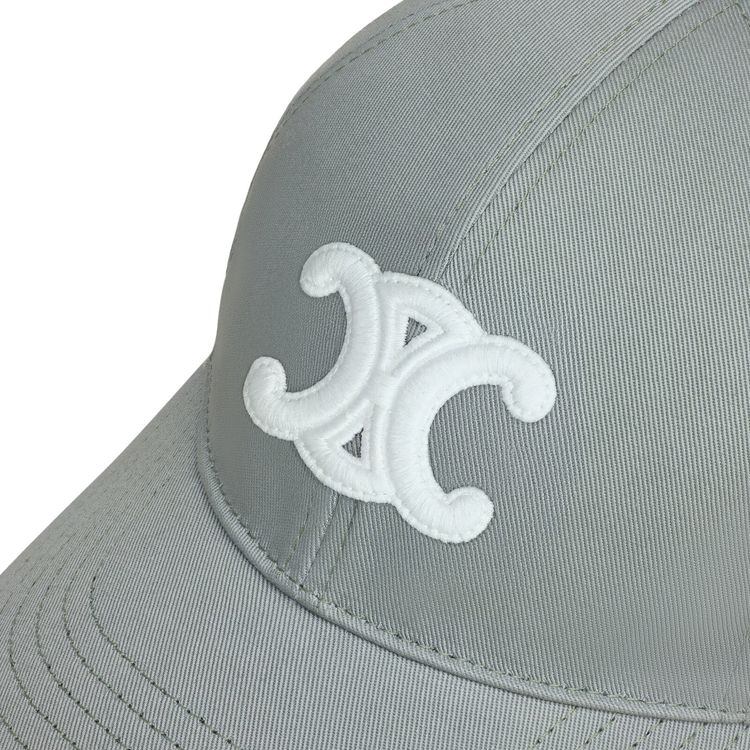 CELINE Triomphe Baseball Cap BlueGrey