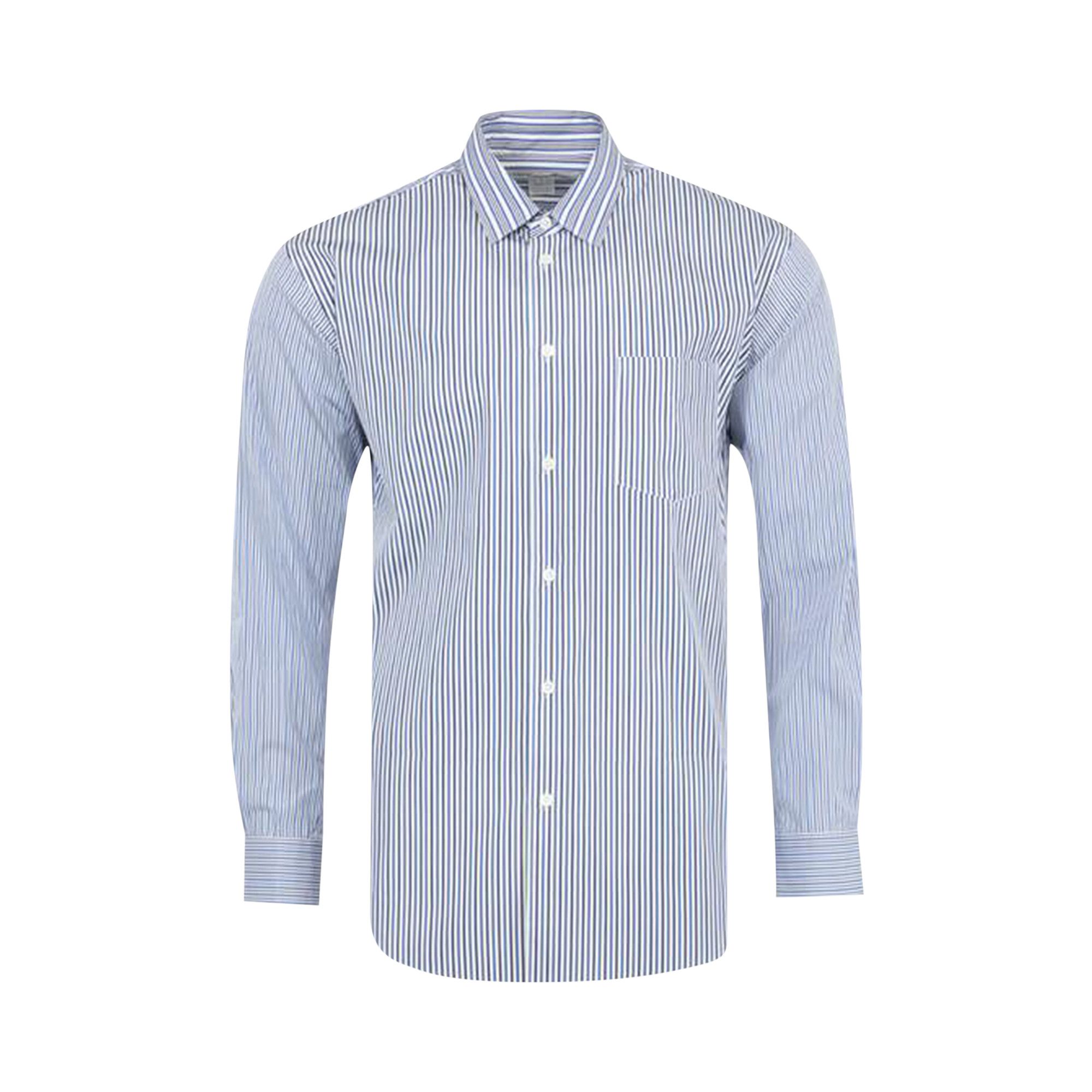 Buy Comme des Garçons SHIRT Long-Sleeve Shirt 'Stripe' - FZ B108