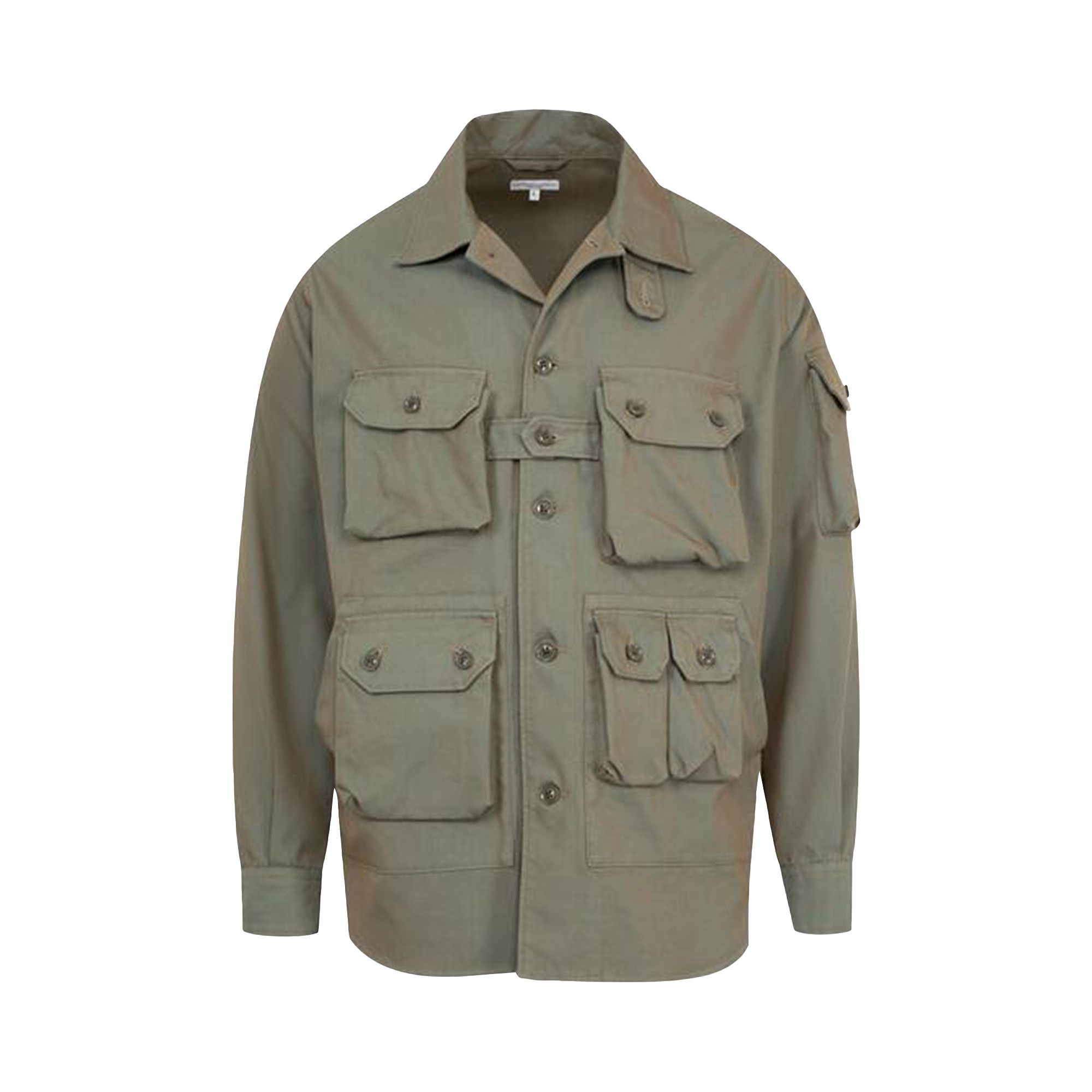 Buy Engineered Garments Explorer Shirt Jacket 'Olive