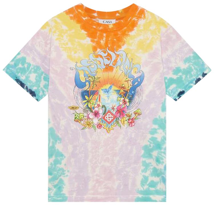 Casablanca Surf Trip T Shirt Tie Dye