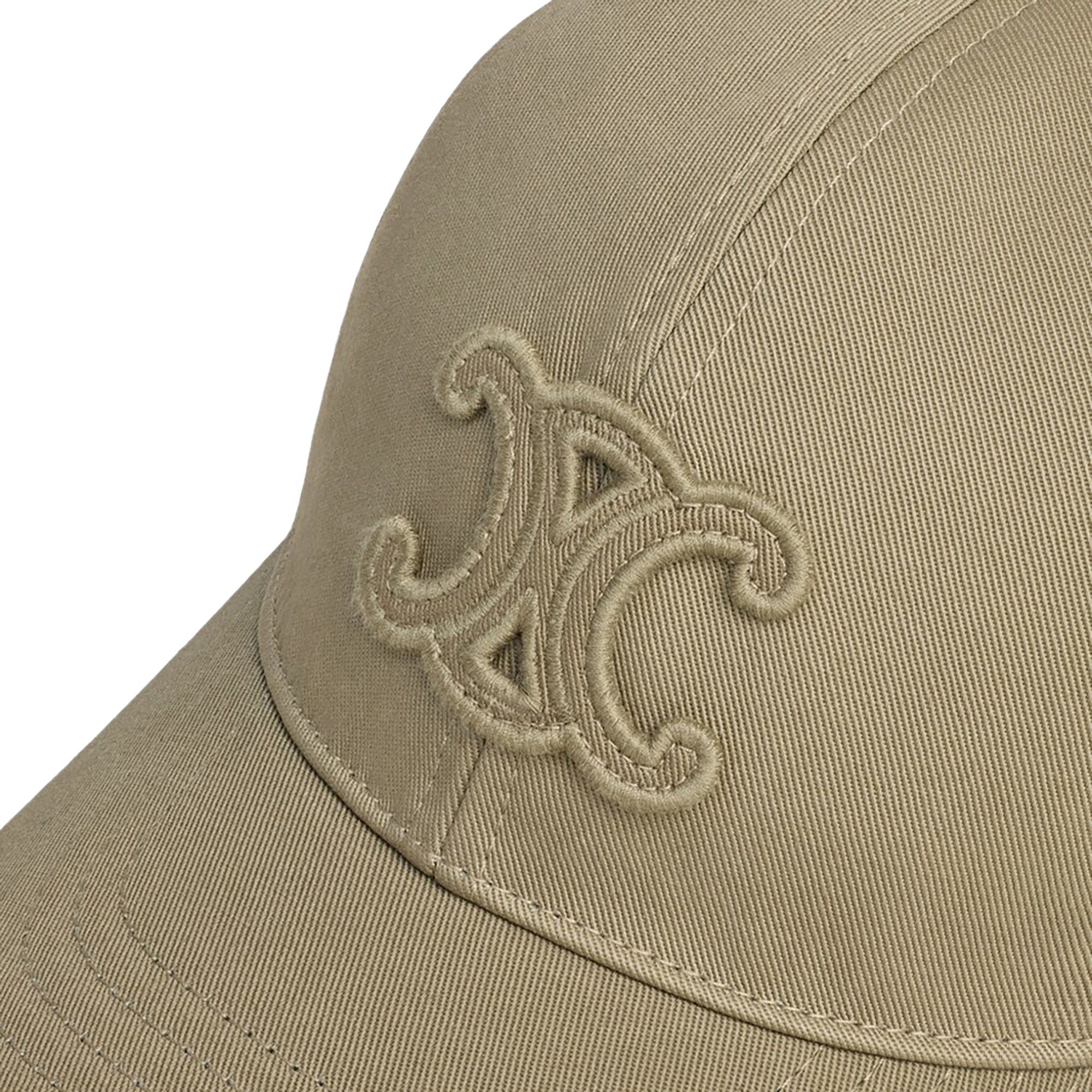 Buy CELINE Triomphe Baseball Cap 'Olive' - 2AUG4234X 31OV | GOAT
