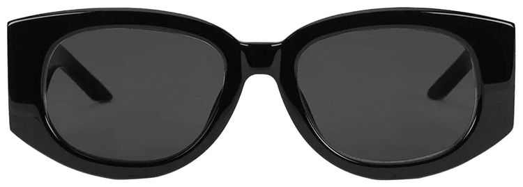 Casablanca Oval Sunglasses BlackYellow