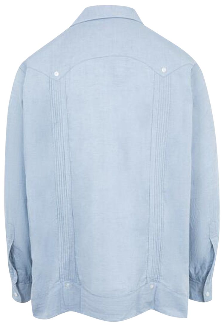 Engineered Garments Guayabera Shirt Light Blue