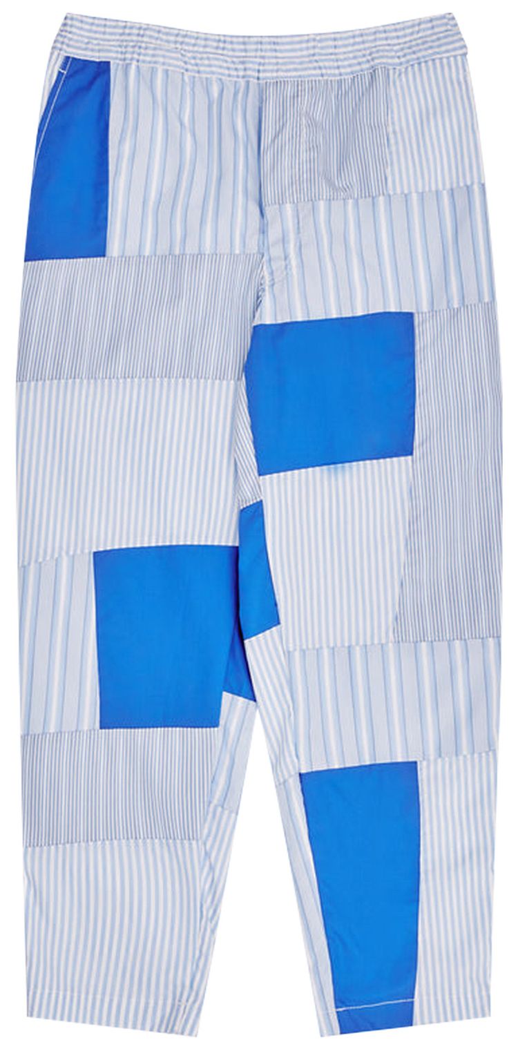 Comme des Garcons SHIRT Patchwork Striped Pants WhiteStripe