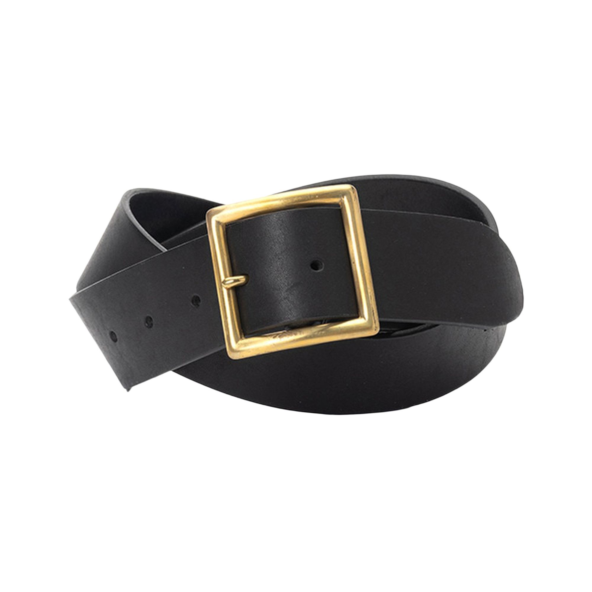 visvim PLAIN BELT 40mm W32 ブラック Buy Visvim Plain Belt 'Black' - 125103003019 BLAC | GOAT
