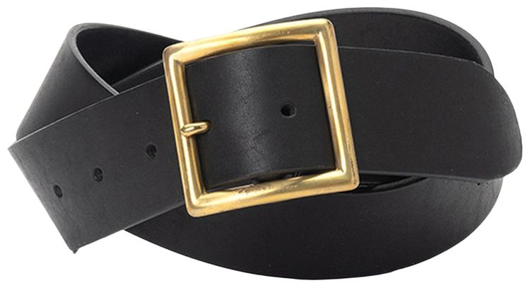 Visvim Plain Belt Black