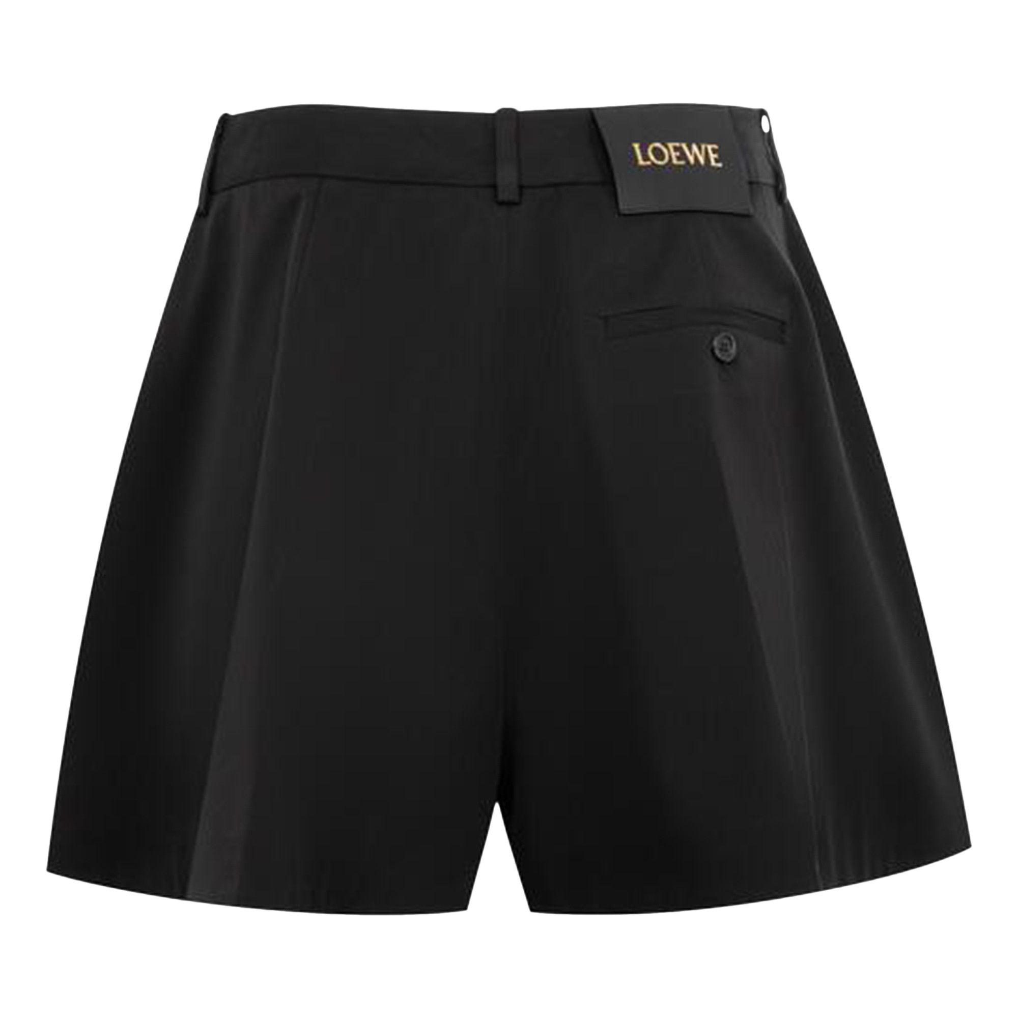 Buy Loewe Trapeze Shorts 'Black' - S540Y1AX02 1100 | GOAT