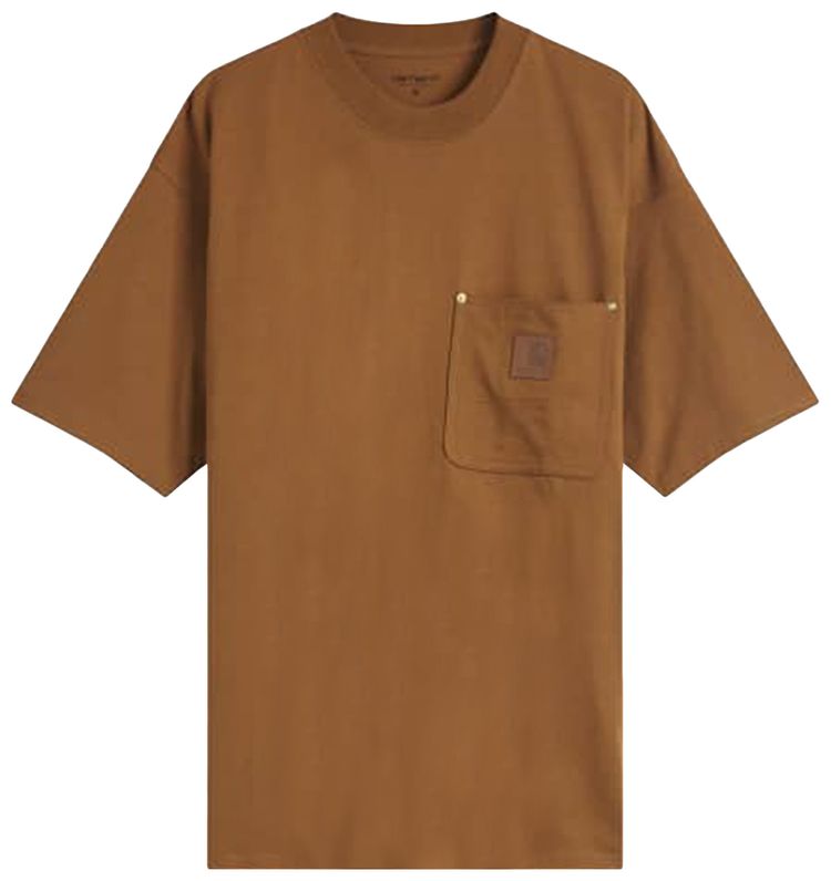 Carhartt WIP Eldon Pocket T Shirt Hamilton Brown