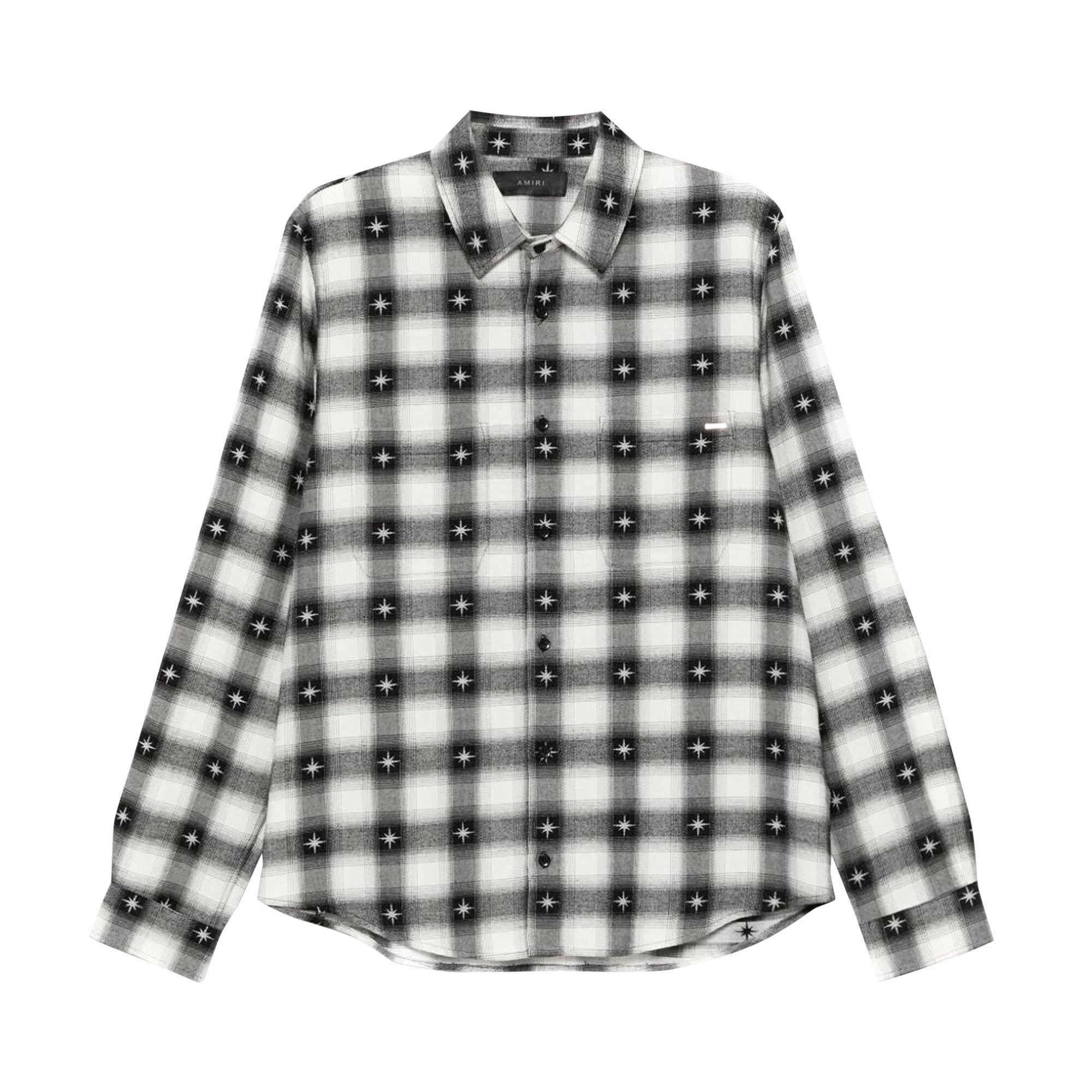 Buy Amiri Starburst Flannel Shirt 'Black' - AMSTFL1012 001 BLAC | GOAT