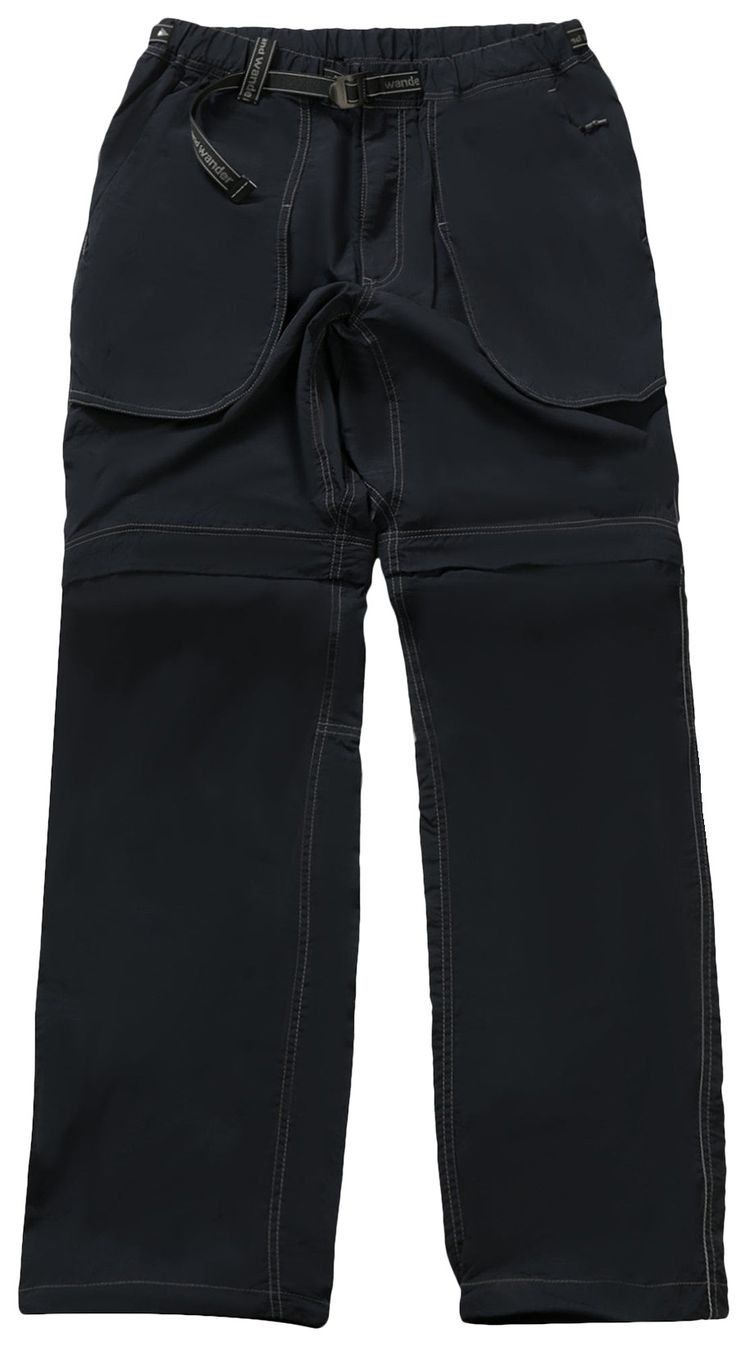 And Wander Taffeta Hiker 2Way Pants Black