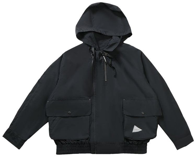 And Wander Water Repellent Light Jacket Black