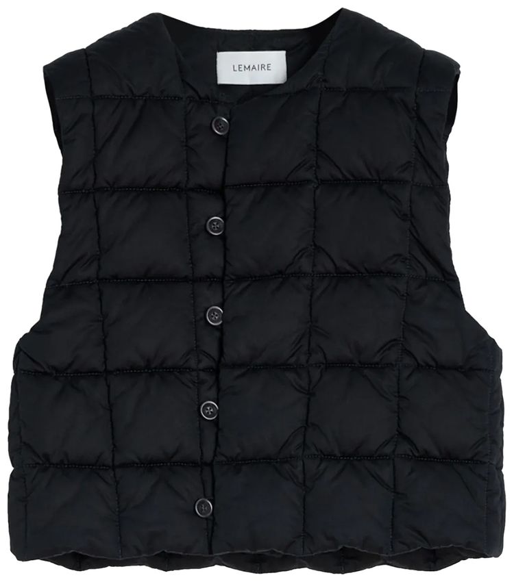 Lemaire Added Gilet Black