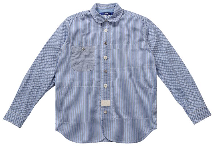 Junya Watanabe MAN Long Sleeve Workwear Shirt BlueSaxeWhite
