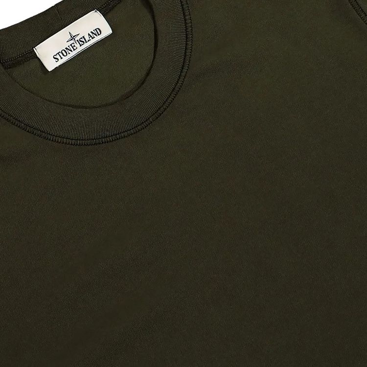 Stone Island Compass Patch Crewneck Sweatshirt Military Green