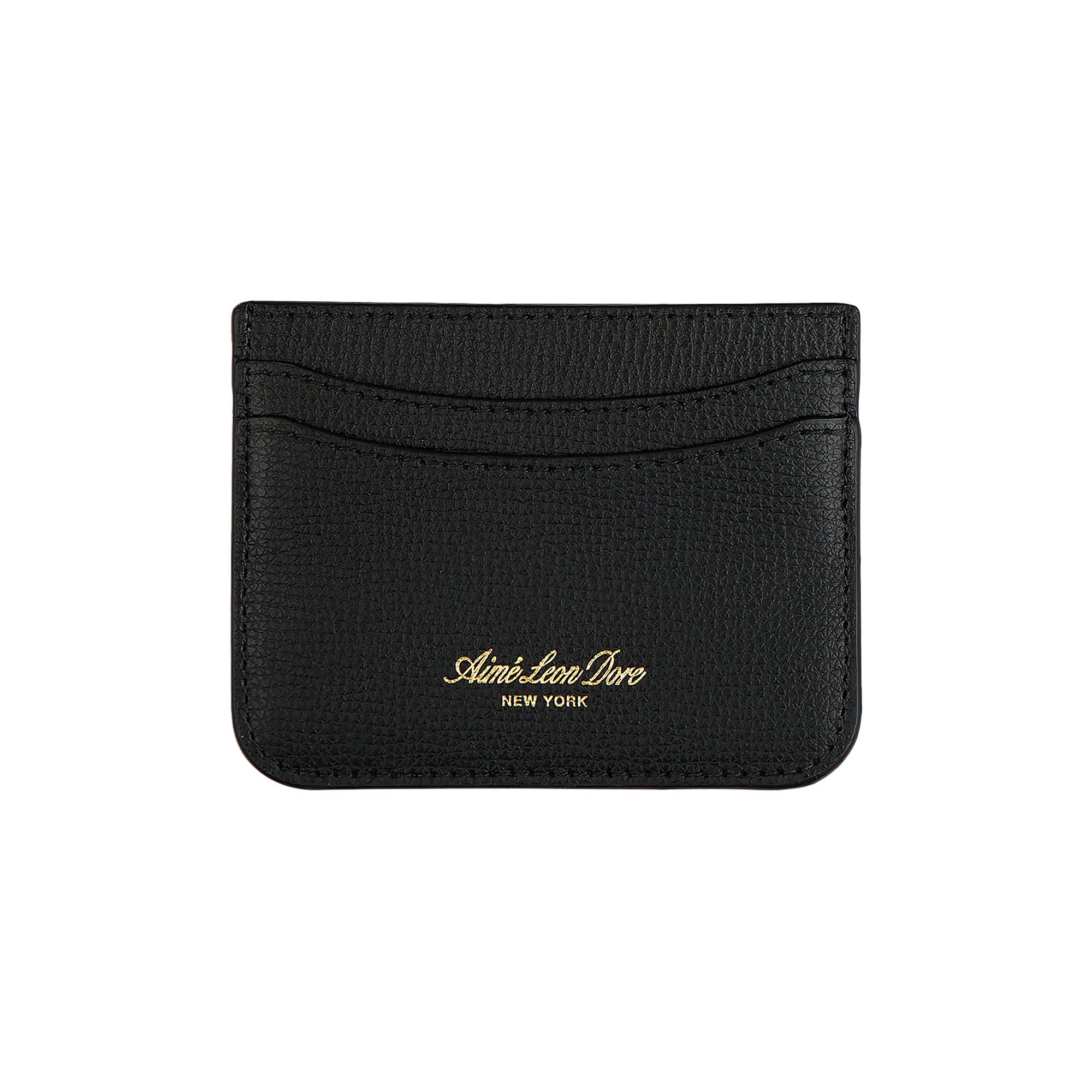 Buy Aimé Leon Dore Full Grain Leather Cardholder 'Black
