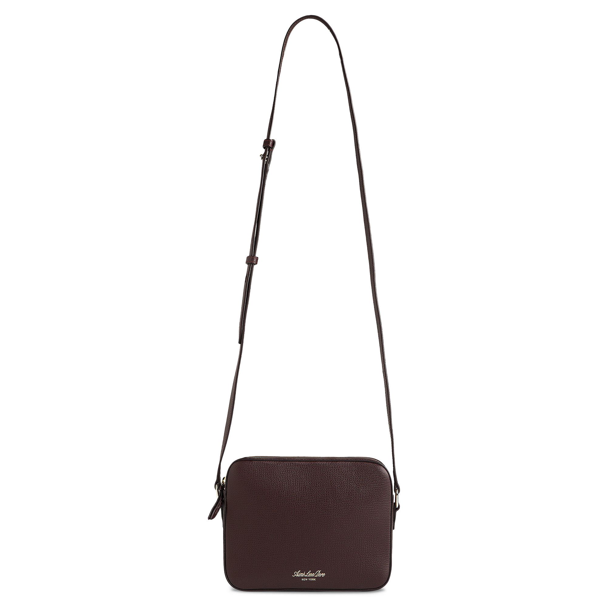 Buy Aimé Leon Dore Full Grain Leather Shoulder Bag 'Oxblood