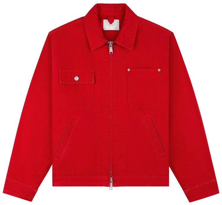 Aime Leon Dore Canvas Ranch Jacket Equestrian Red