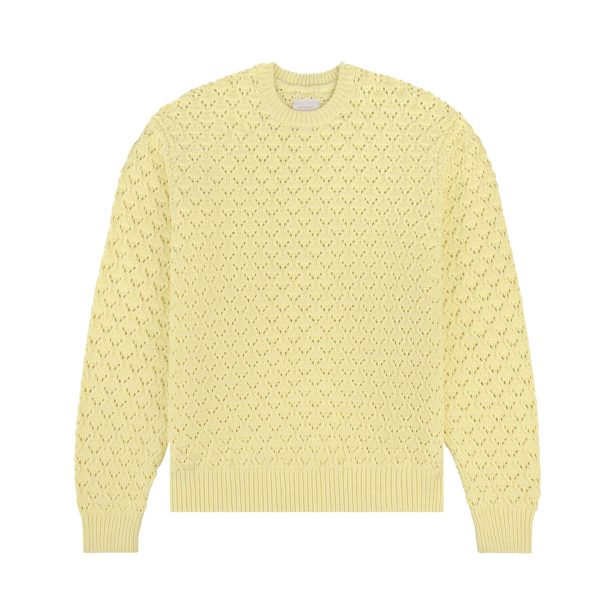 AIME LEON DORE ニット イエロー Wool Knit Polo Sweater – Aimé Leon Dore