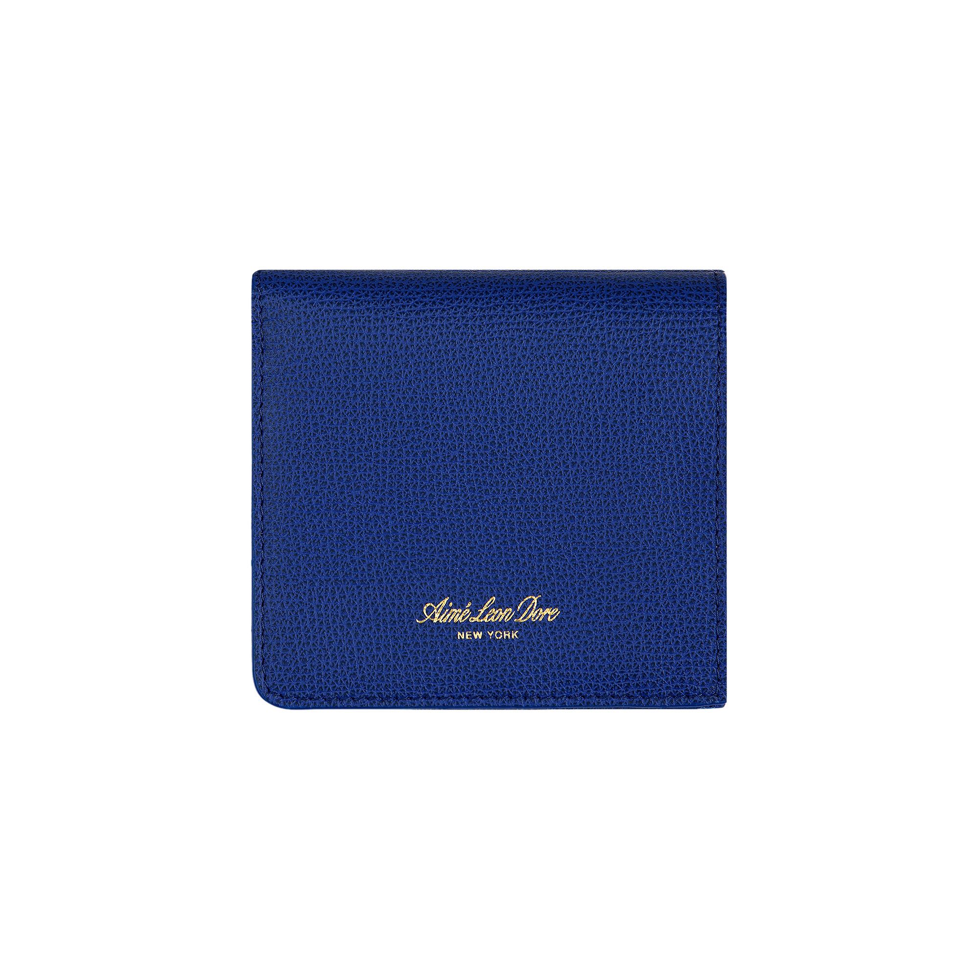 Buy Aimé Leon Dore Full Grain Leather Bi-Fold Wallet 'Royal