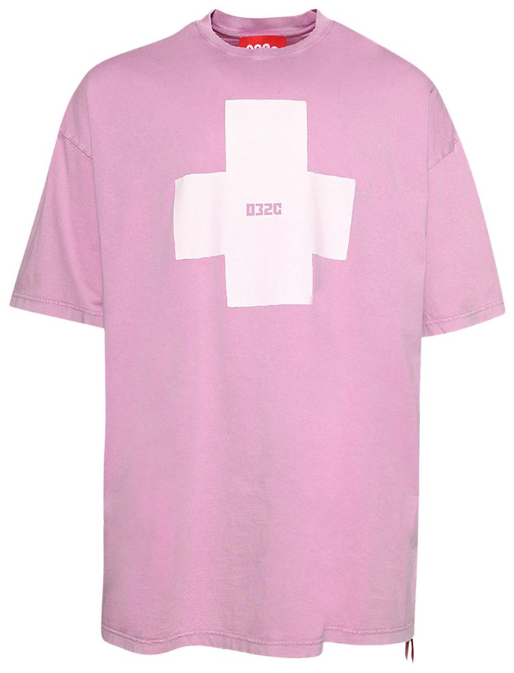 032C Point Zero Oversized T Shirt Faded Pink
