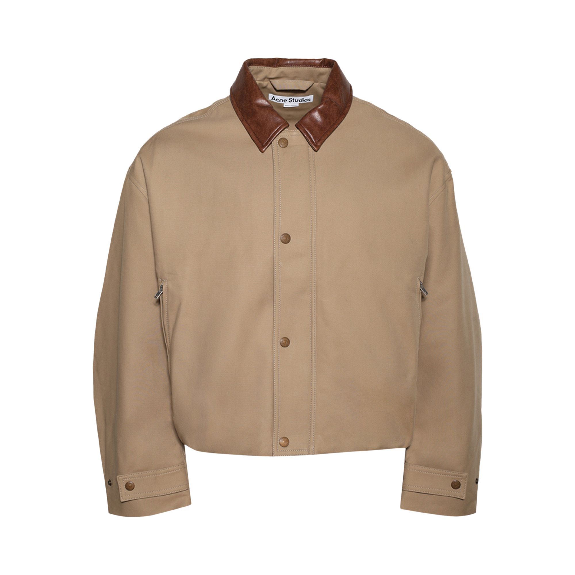 Buy Acne Studios Twill Jacket 'Khaki Beige' - B90806 GOAT KHAK | GOAT