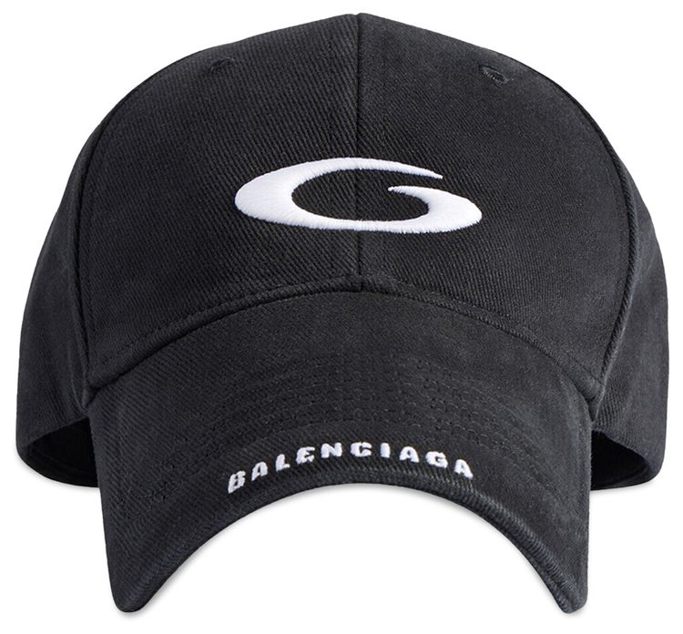 Balenciaga Loop Sports Icon Cap BlackWhite