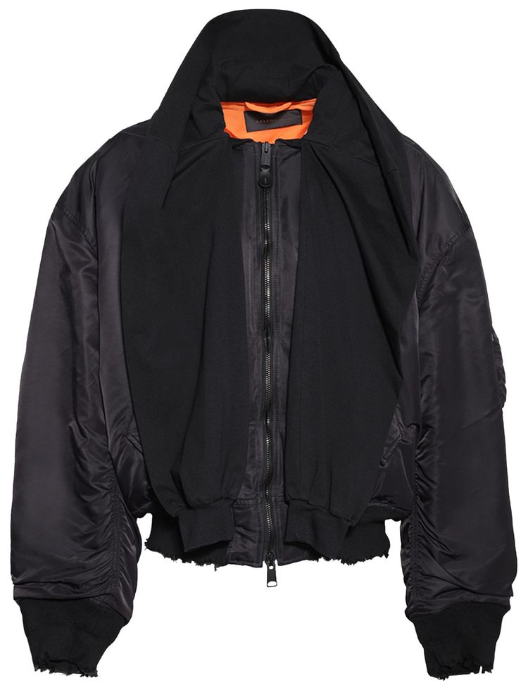 Balenciaga Incognito Bomber Jacket Black
