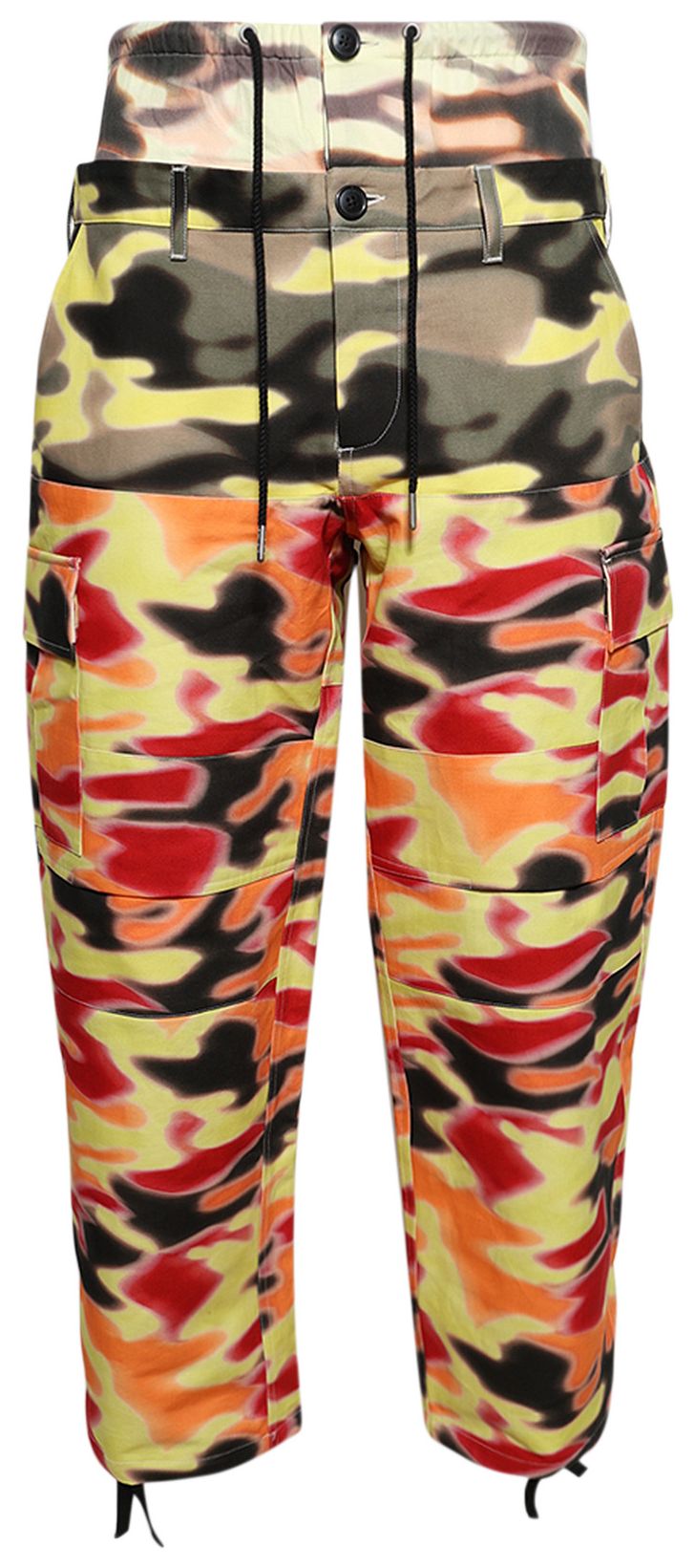 BLUEMARBLE Triple Camo Cargo Pants Orange