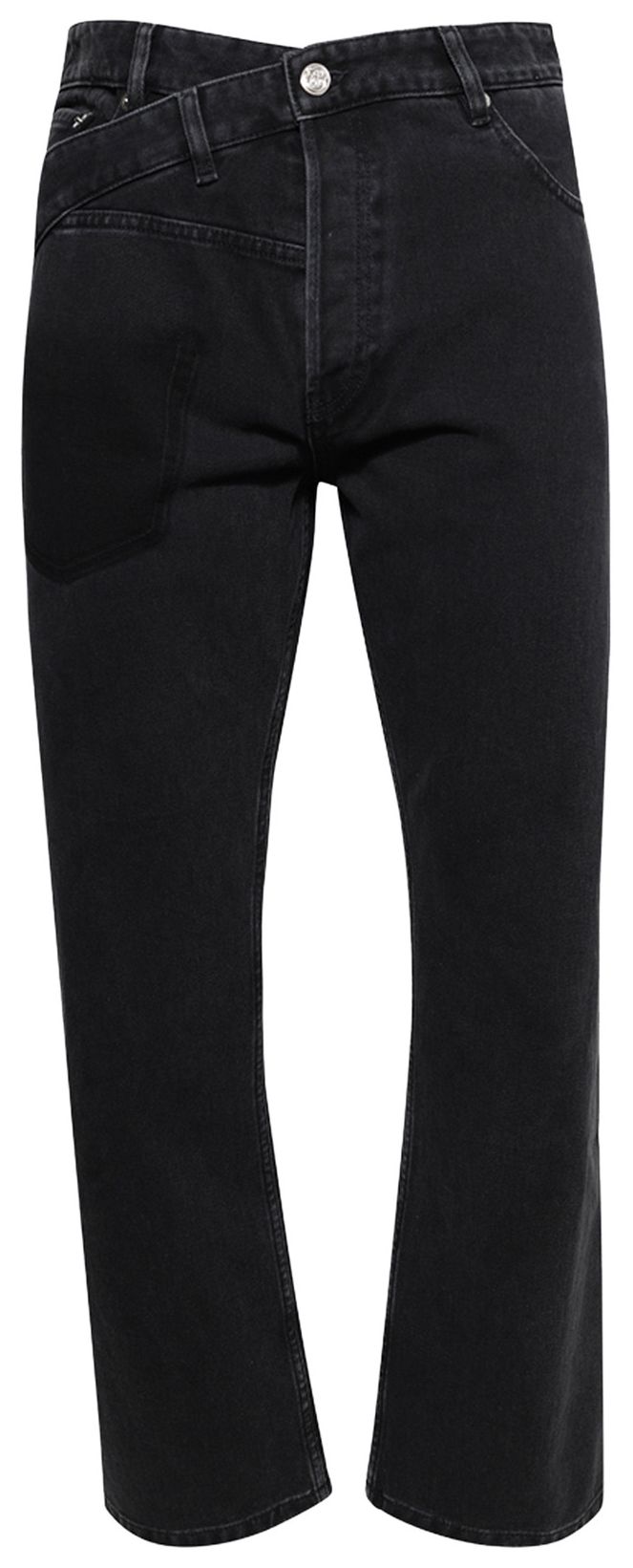 BLUEMARBLE Twisted Seam Trompe LOeil Jeans Black