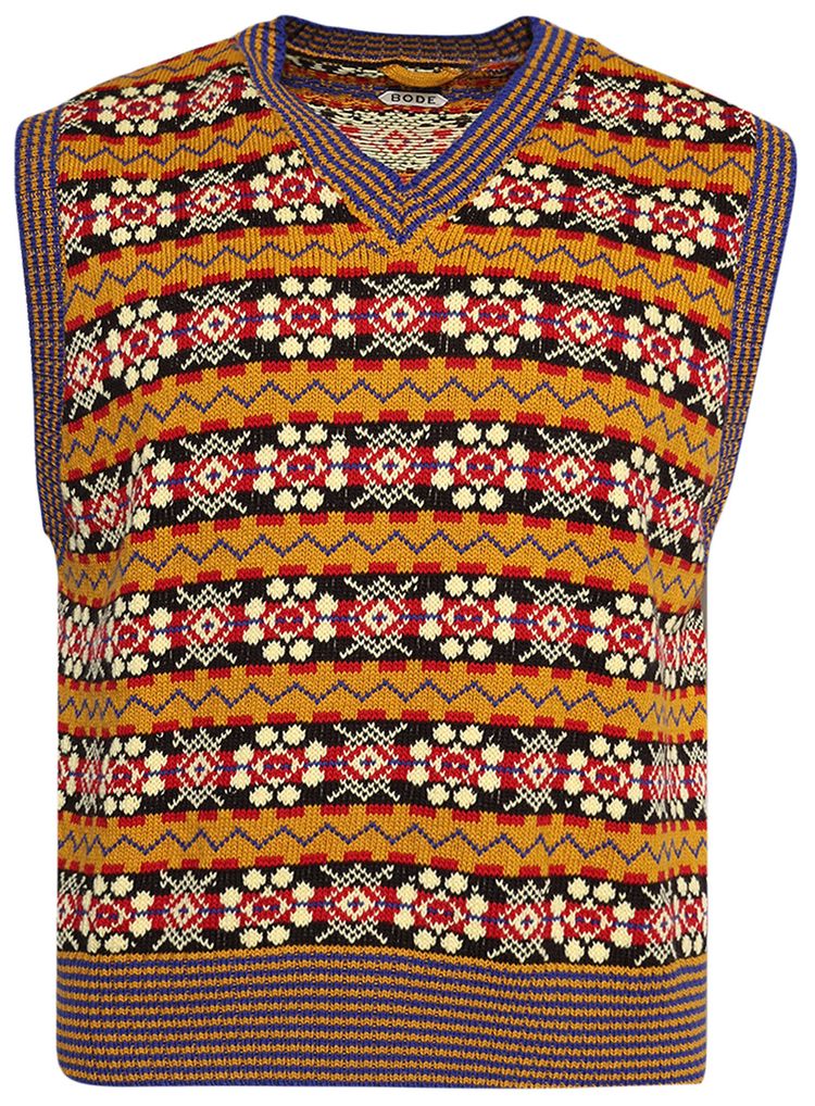 Bode Bracken Vest Multicolor