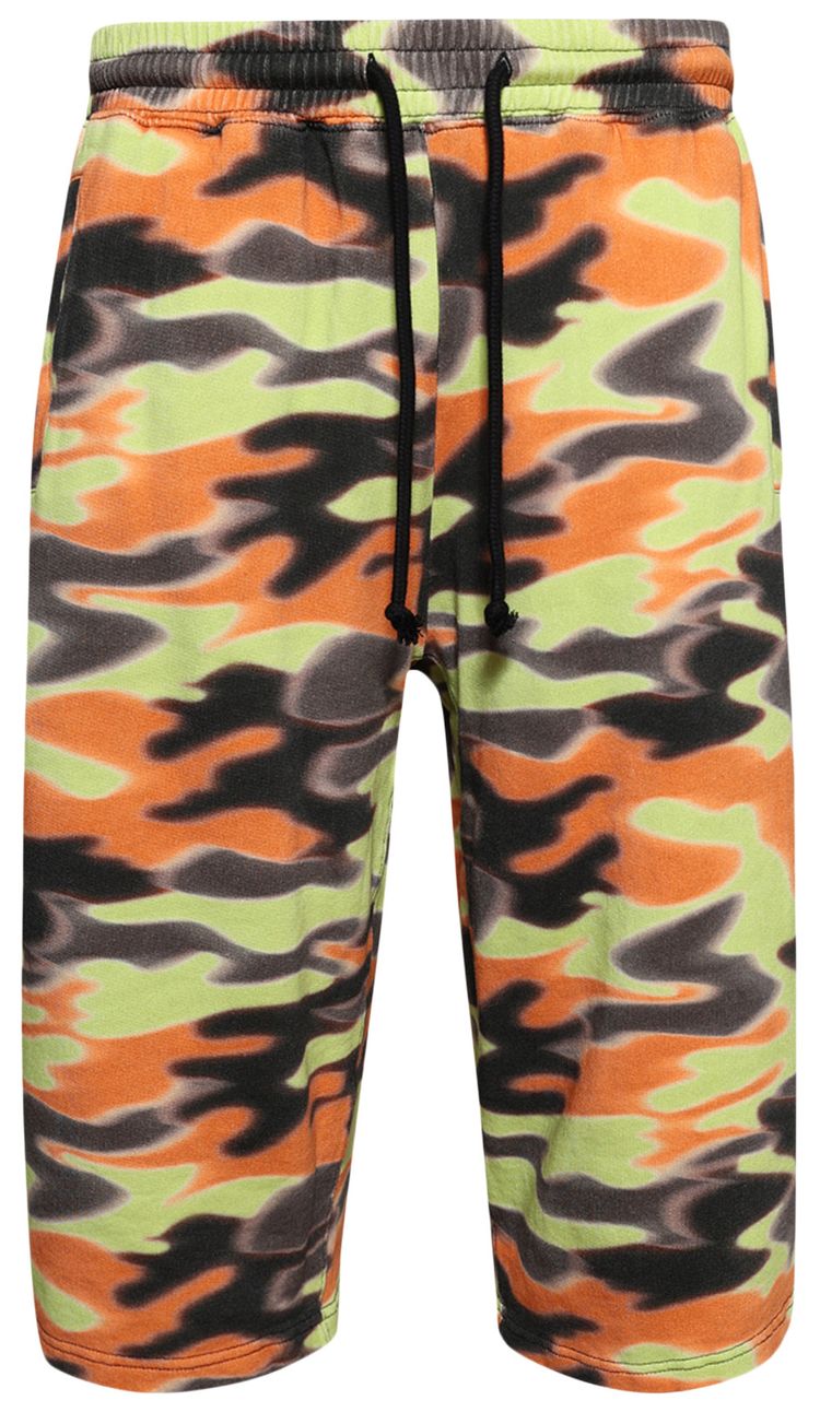 BLUEMARBLE Blurry Camo Fleece Shorts Multicolor