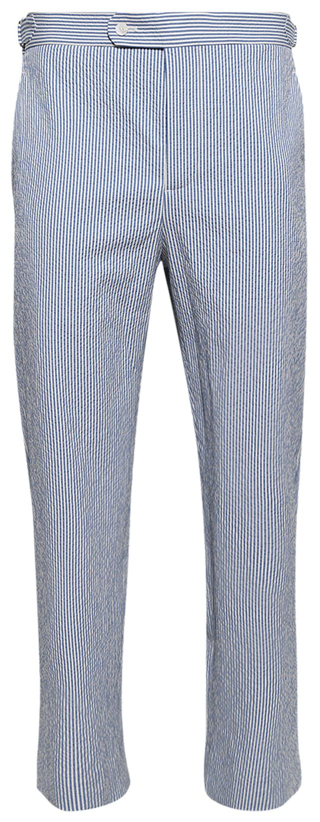 Bode Club Stripe Side Buckle Trousers WhiteBlue