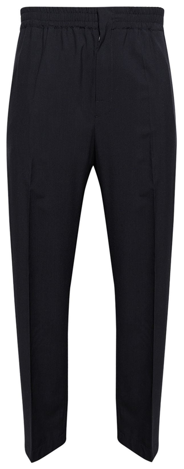 Bottega Veneta Fine Wool Elasticated Trousers Midnight Blue