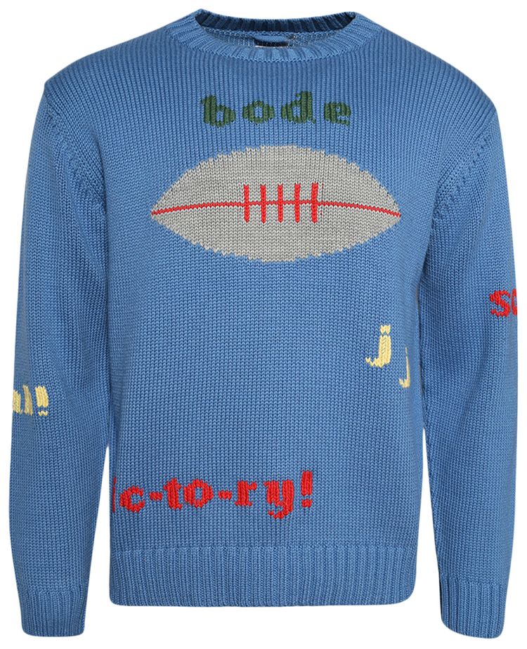 Bode Spirit Sweater Blue