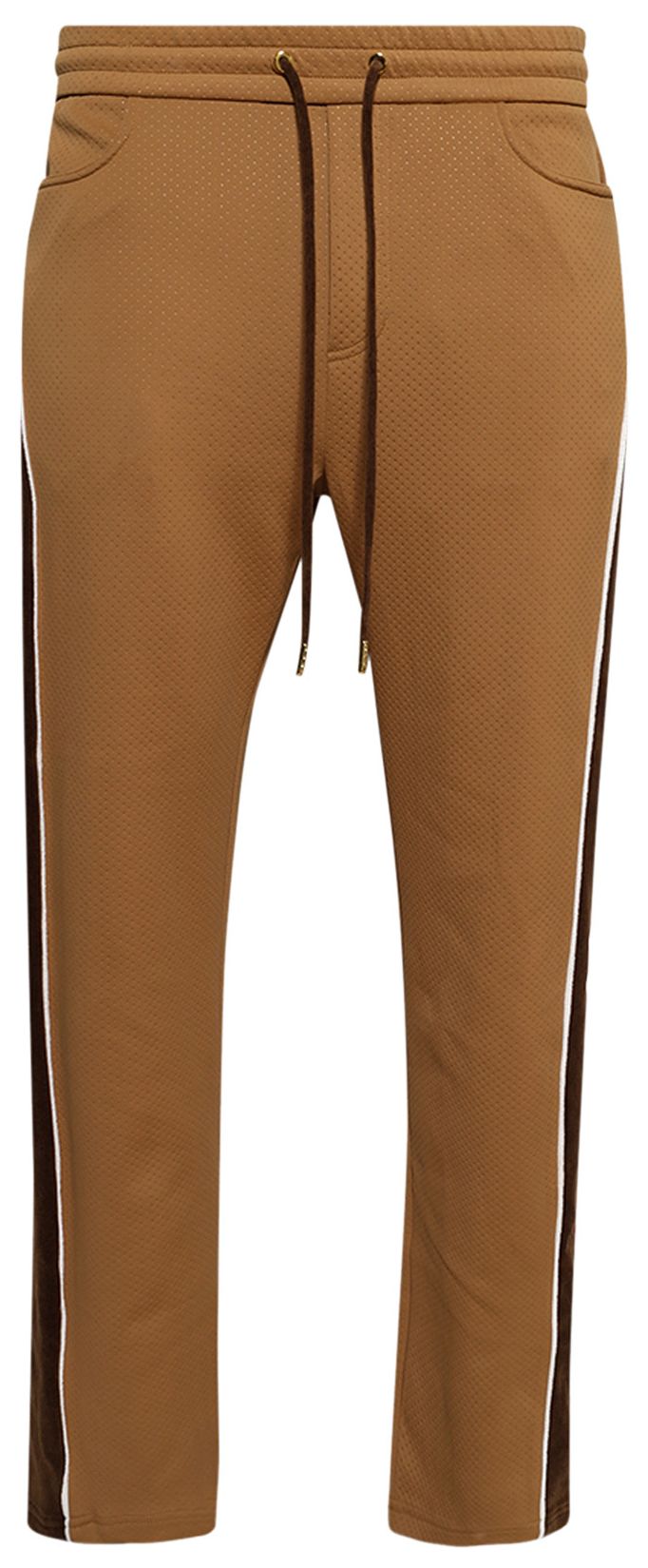 Casablanca Chenille Panelled Track Pants BeigeBrown