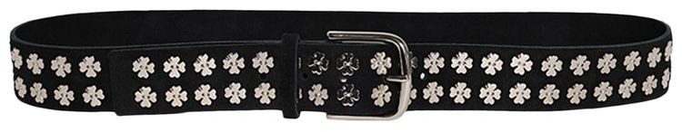 Bode Clover Charm Belt Black