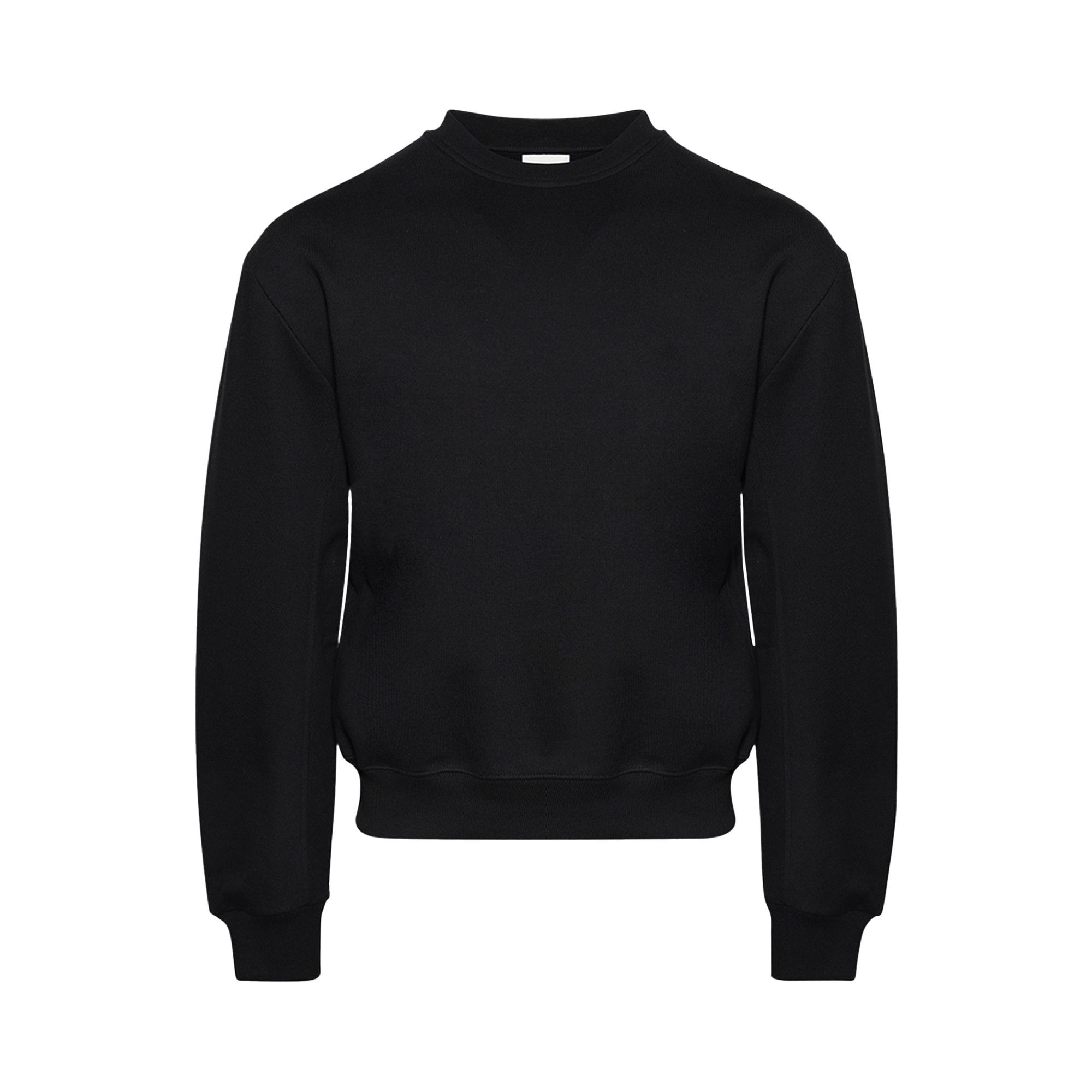 Buy Dries Van Noten Back Zip Crewneck Sweatshirt 'Black' - 251