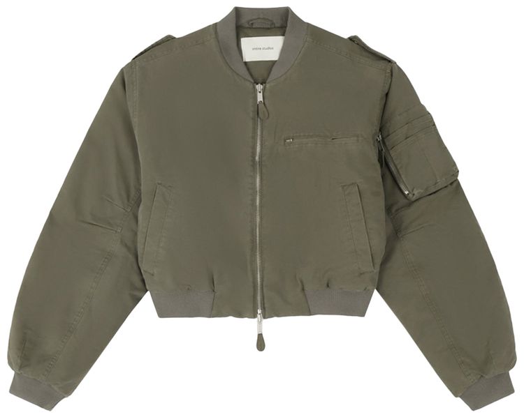 Entire Studios A 4 Bomber Jacket Army