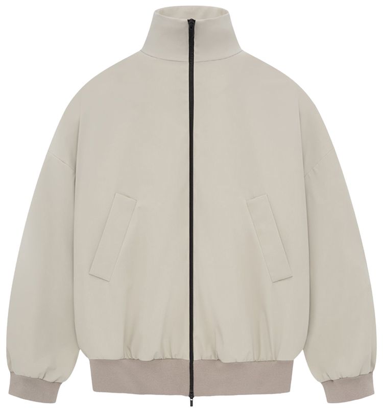 Fear of God High Neck Track Jacket Cement