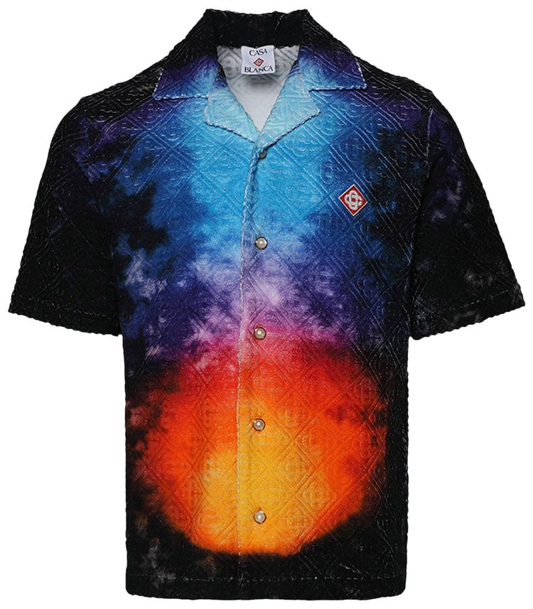 Casablanca Gradient Towelling Shirt Multicolor